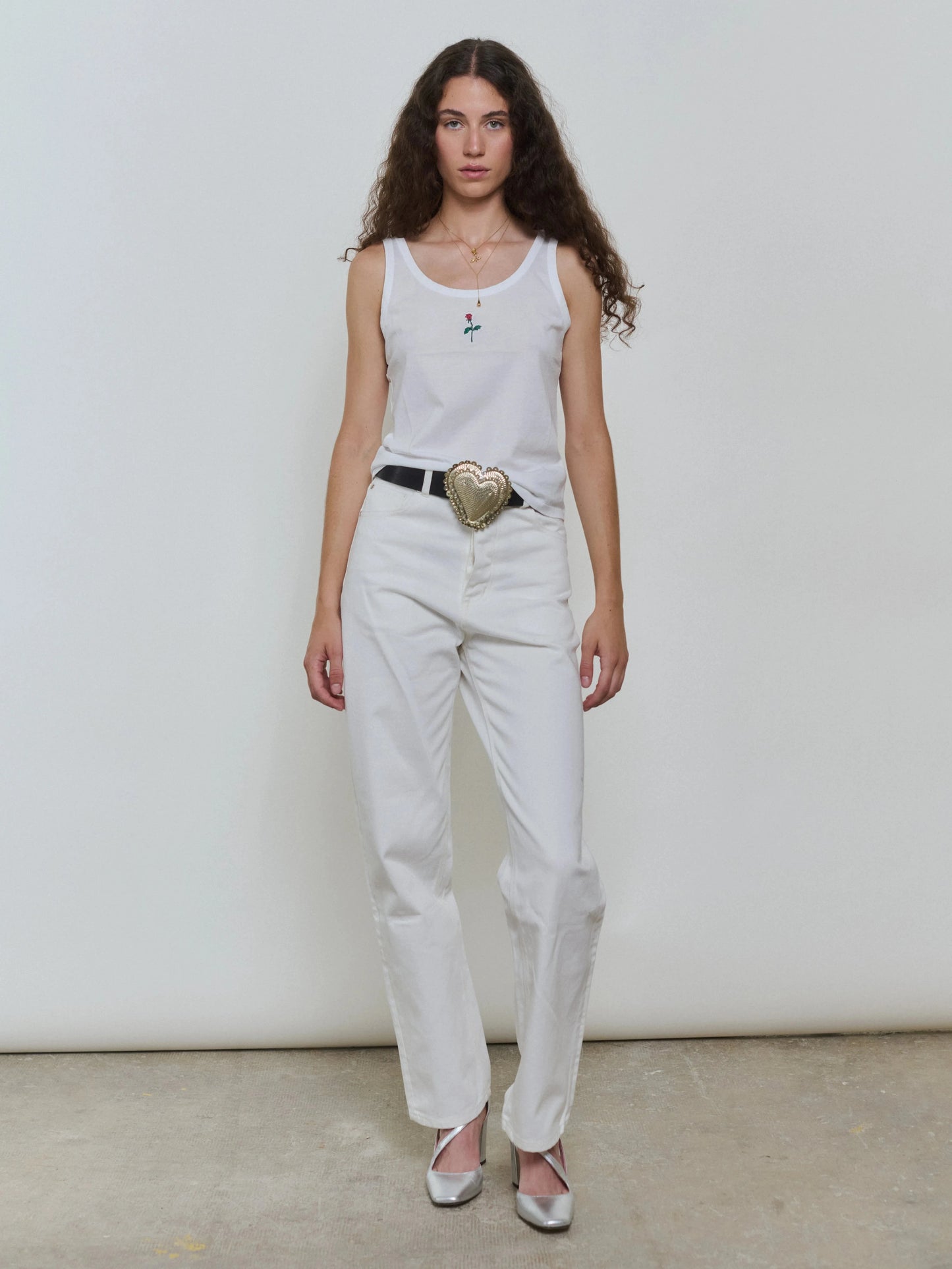 tank top blanco supima Tops and Blouses Ynes Suelves 