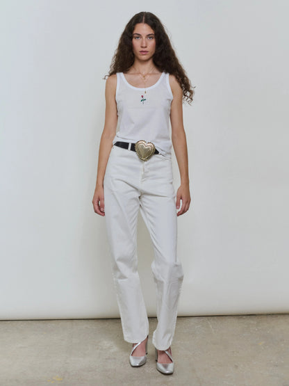 tank top blanco supima Tops and Blouses Ynes Suelves 