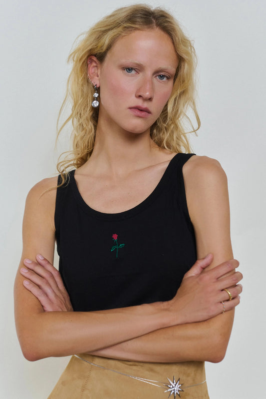 tank top negro supima Tops and Blouses Ynes Suelves 