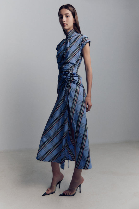 Tartan Mao Dress Dresses Juan Vidal 