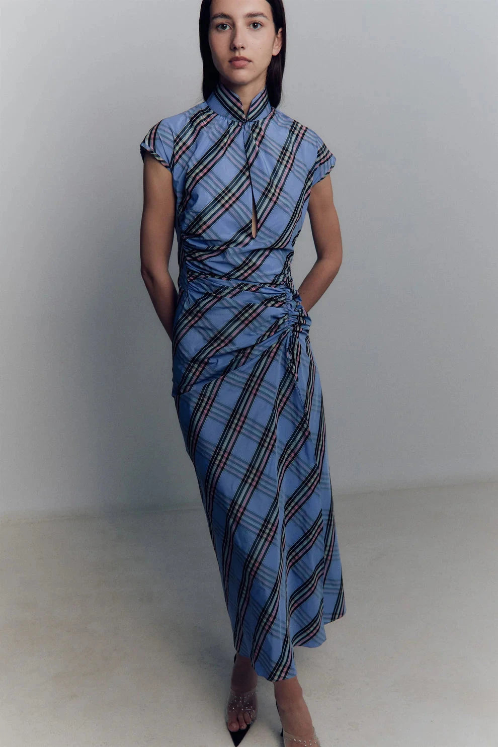 Tartan Mao Dress Dresses Juan Vidal 