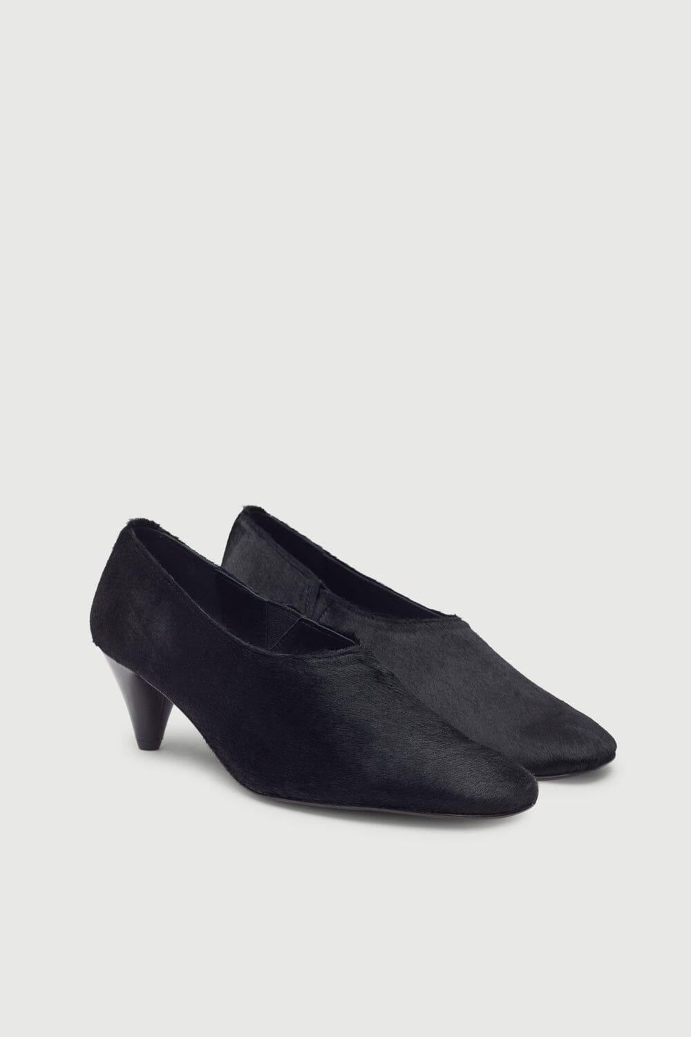 Taylor Pumps in Black Calf Hair Heels AUGUSTA 