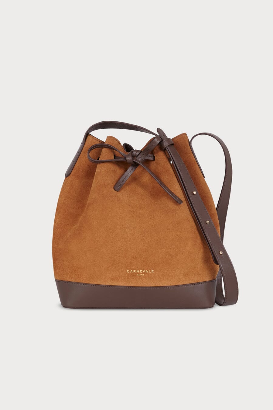 Telma Caramel Suede Tote bags Carnevale Madrid 