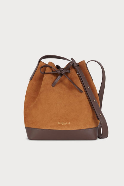 Telma Caramel Suede Tote bags Carnevale Madrid 