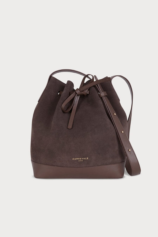 Telma Chocolate Suede Tote bags Carnevale Madrid 