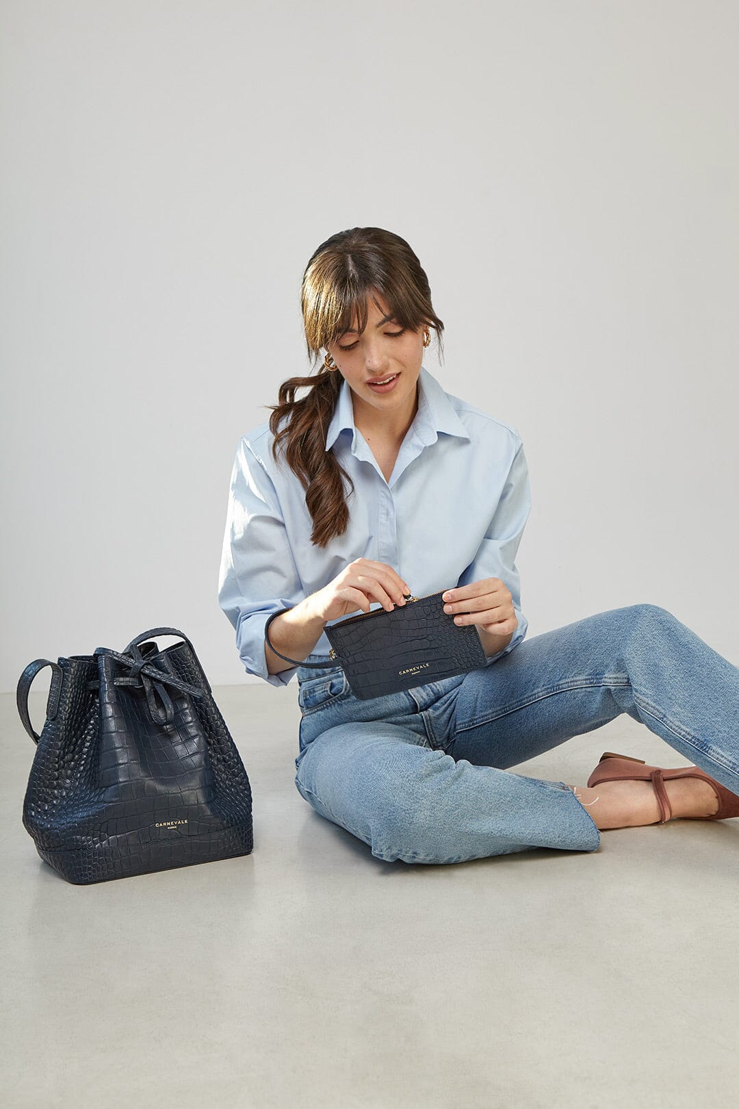 Telma Coco Navy Tote bags Carnevale Madrid 