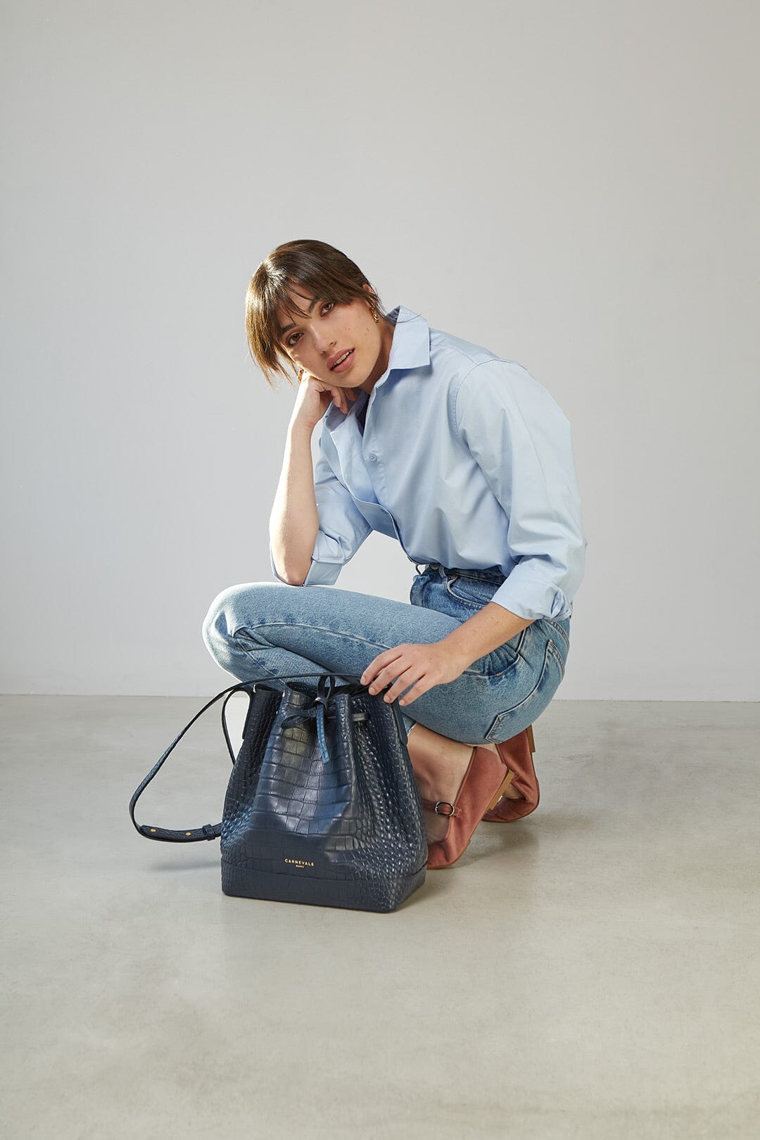 Telma Coco Navy Tote bags Carnevale Madrid 