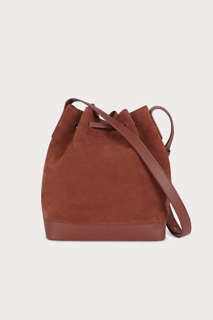 Telma Cognac Suede Tote bags Carnevale Madrid 