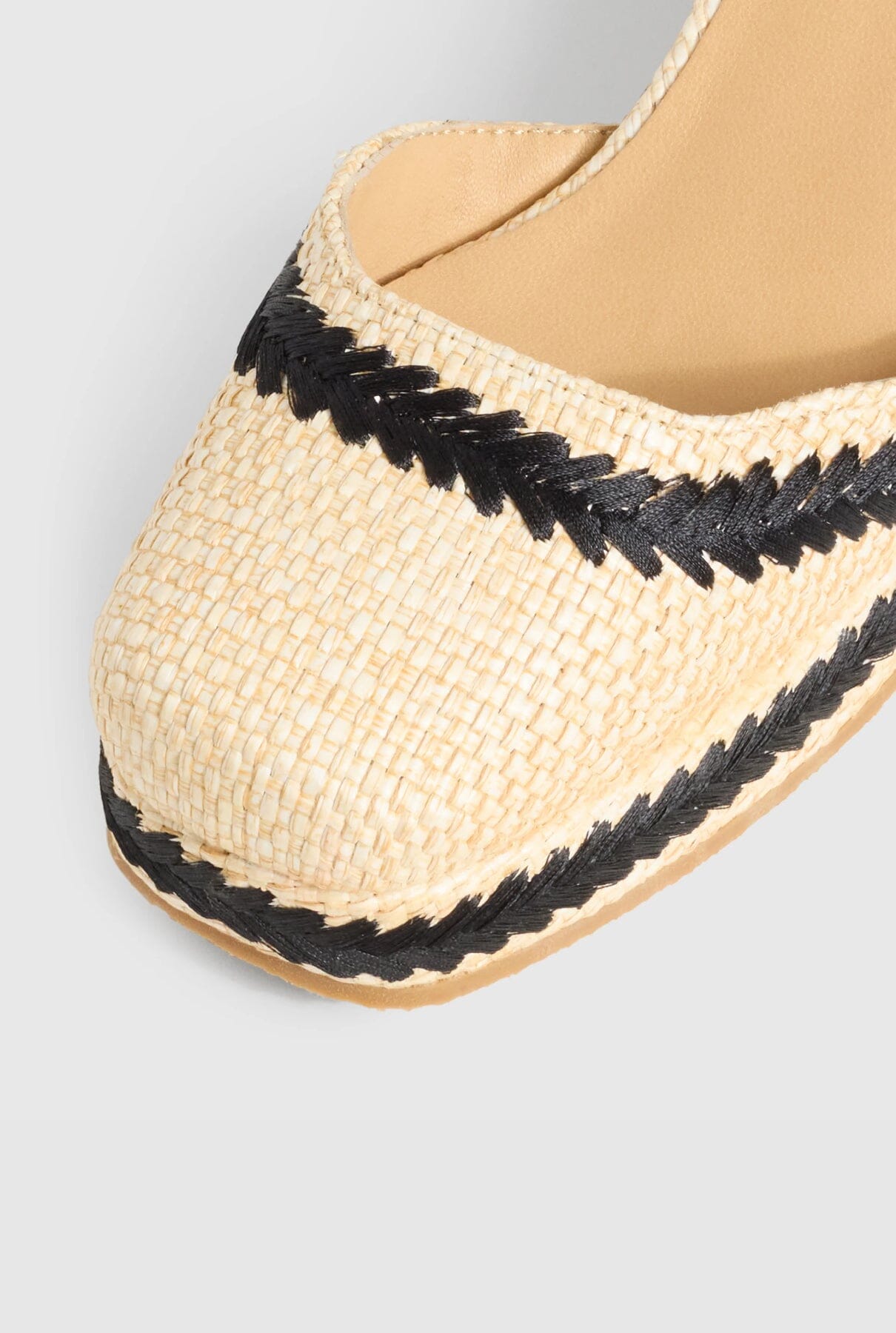 TESSA/201 NATURAL/NEGRO Espadrilles Castañer 