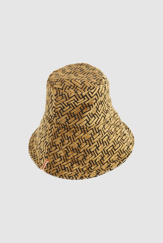 Tetrix Hat Mustard‑Taupe Hat Zahati 