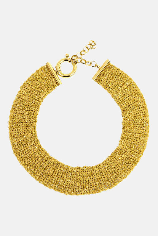 Texture necklace choker Necklaces Leandra Studio 