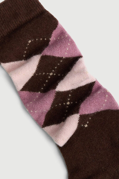 The Argyle Socks Brown The Socks AUGUSTA 
