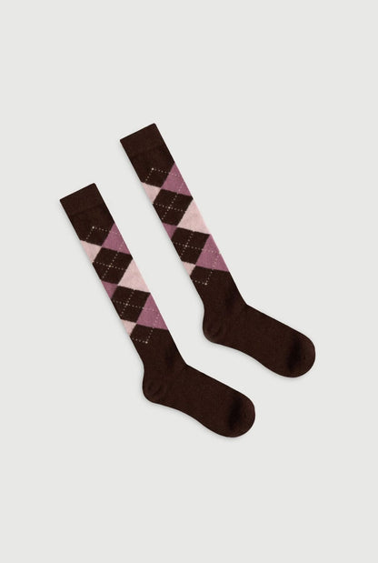 The Argyle Socks Brown The Socks AUGUSTA 