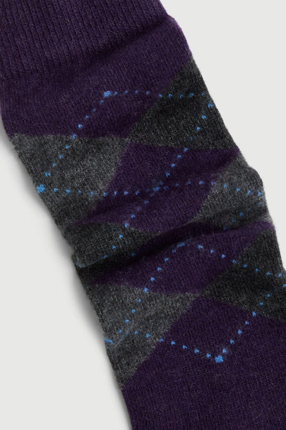 The Argyle Socks Purple The Socks AUGUSTA 