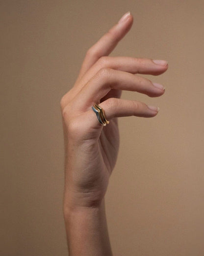 The arrow ring gold Rings Crusset 