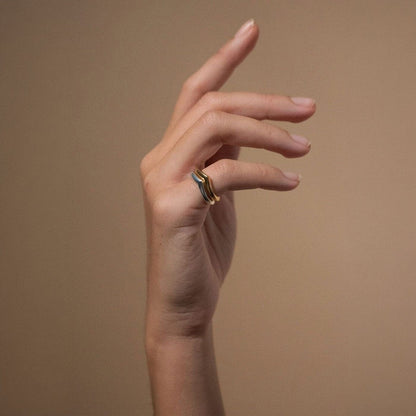 The arrow ring gold Rings Crusset 