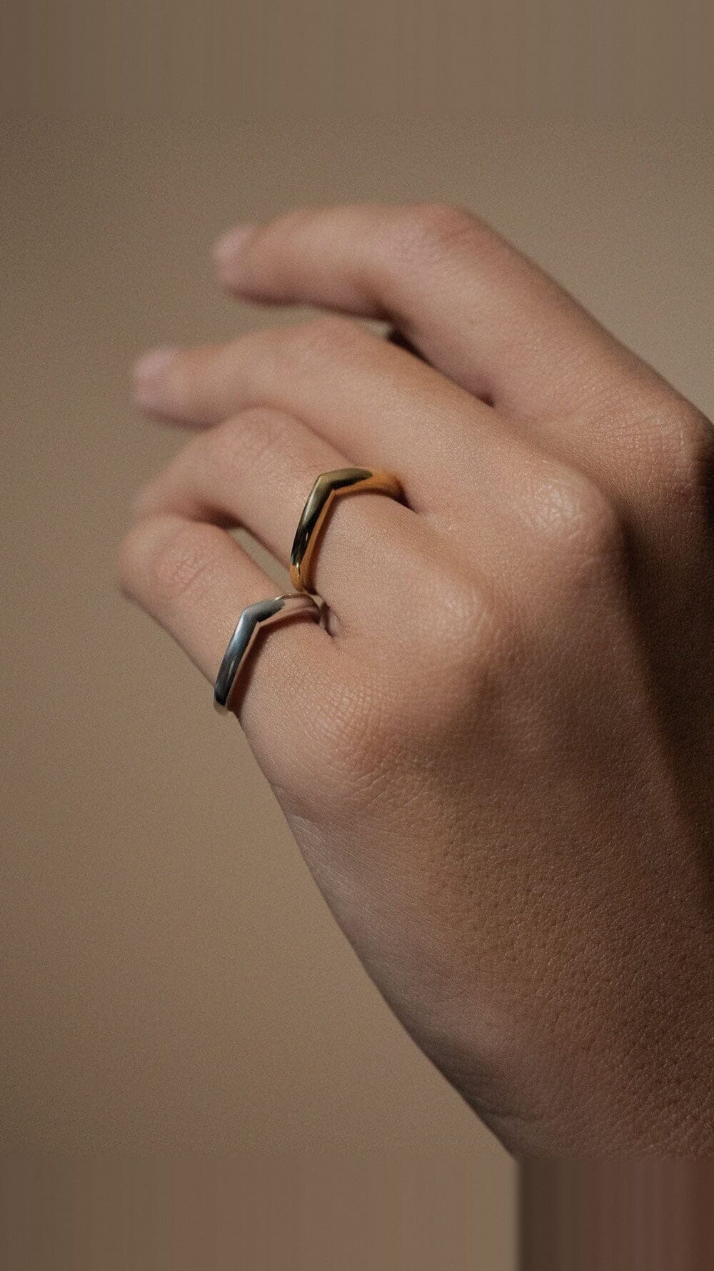 The arrow ring gold Rings Crusset 