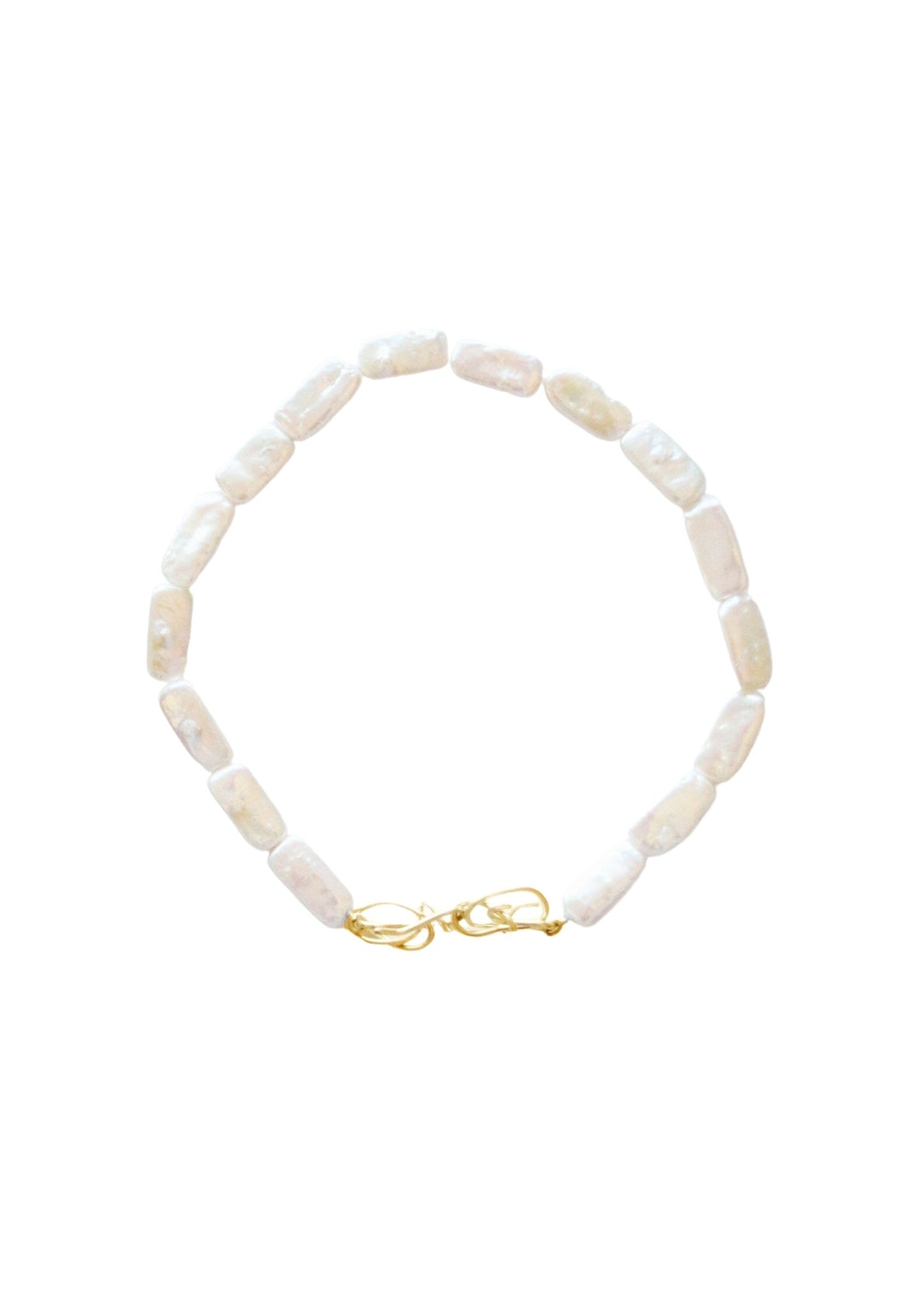 THE BABY PEARL CHOKER - VERMEIL Necklaces Albert Coll 