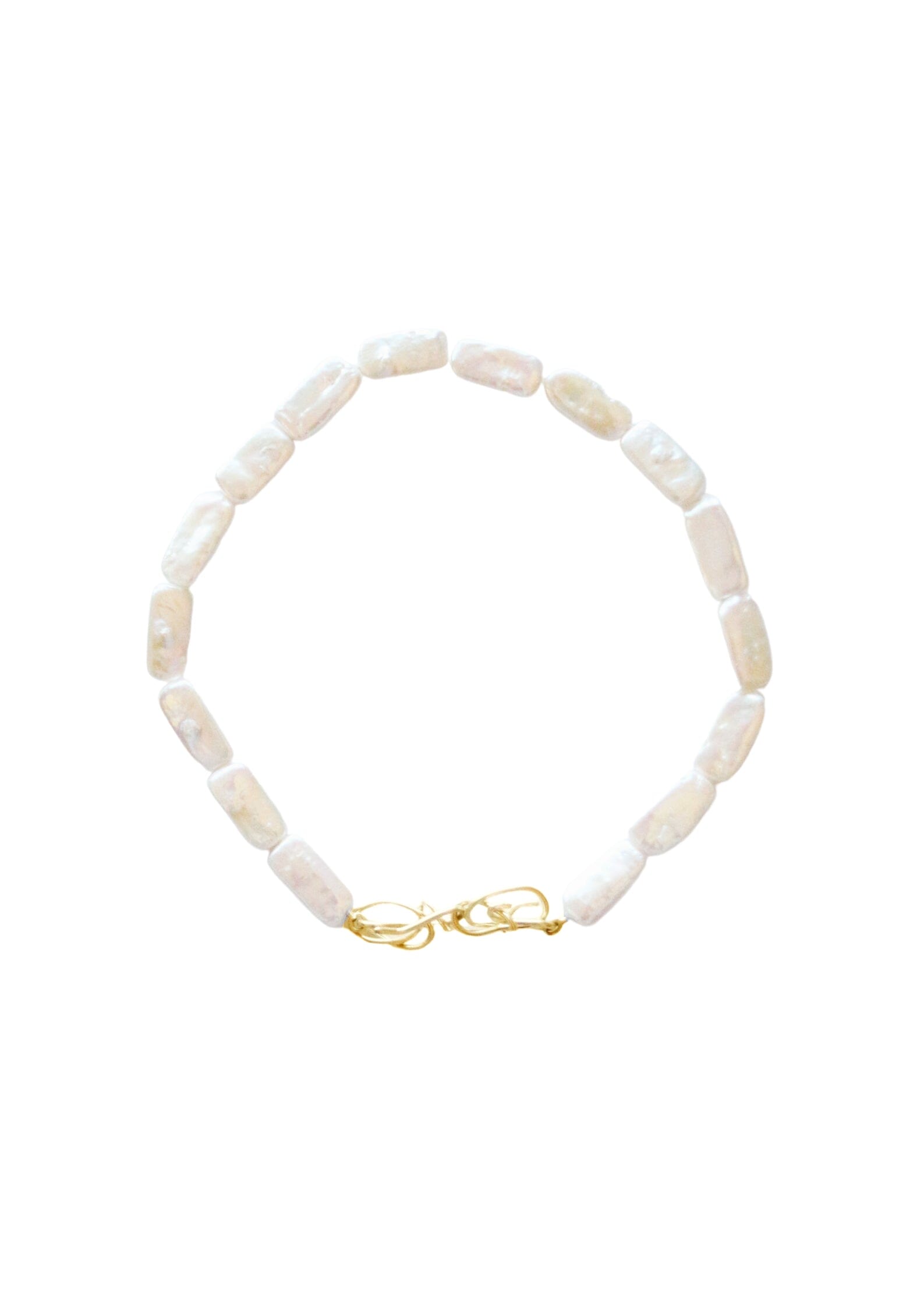 THE BABY PEARL CHOKER - VERMEIL Necklaces Albert Coll 