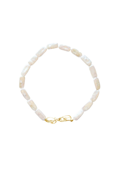 THE BABY PEARL CHOKER - VERMEIL Necklaces Albert Coll 