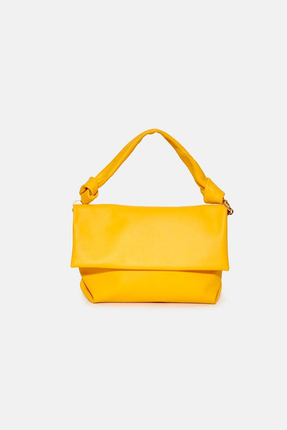 The BIG AITANA Bag. Piel vacuno color AMARILLO Hand bags The Bag Lab 