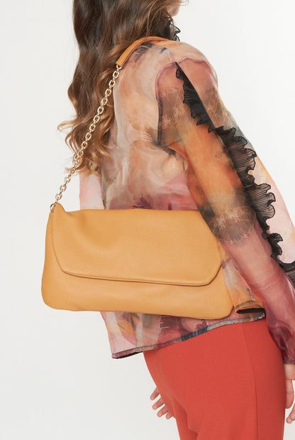 The Big Clutch Caramelo Hand bags The Bag Lab 