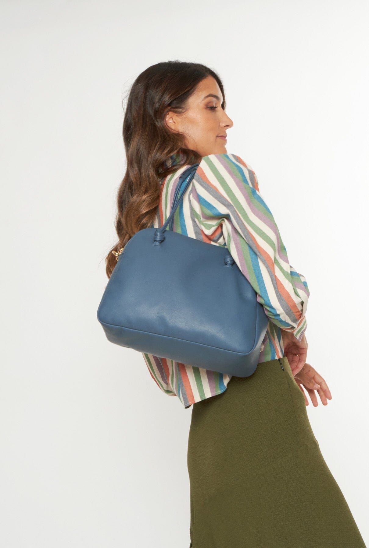 The Bowling Bag Azul Shoulder bags The Bag Lab 