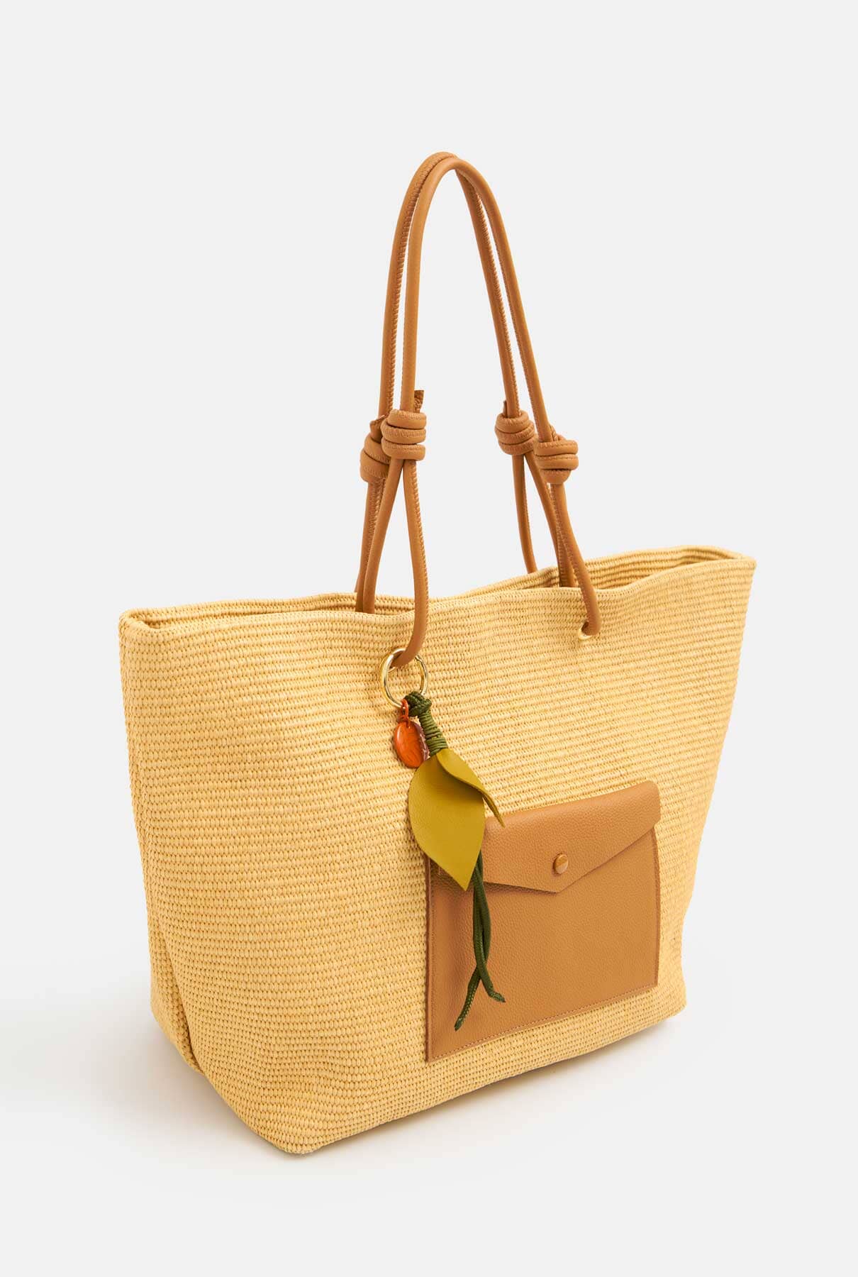 THE BRISA SHOPPER CAMEL Tote bags The Bag Lab 