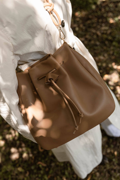 The Clara Bag Moka Shoulder bags The Bag Lab 
