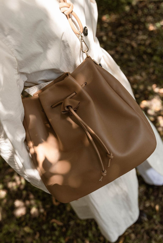 The Clara Bag Moka Shoulder bags The Bag Lab 