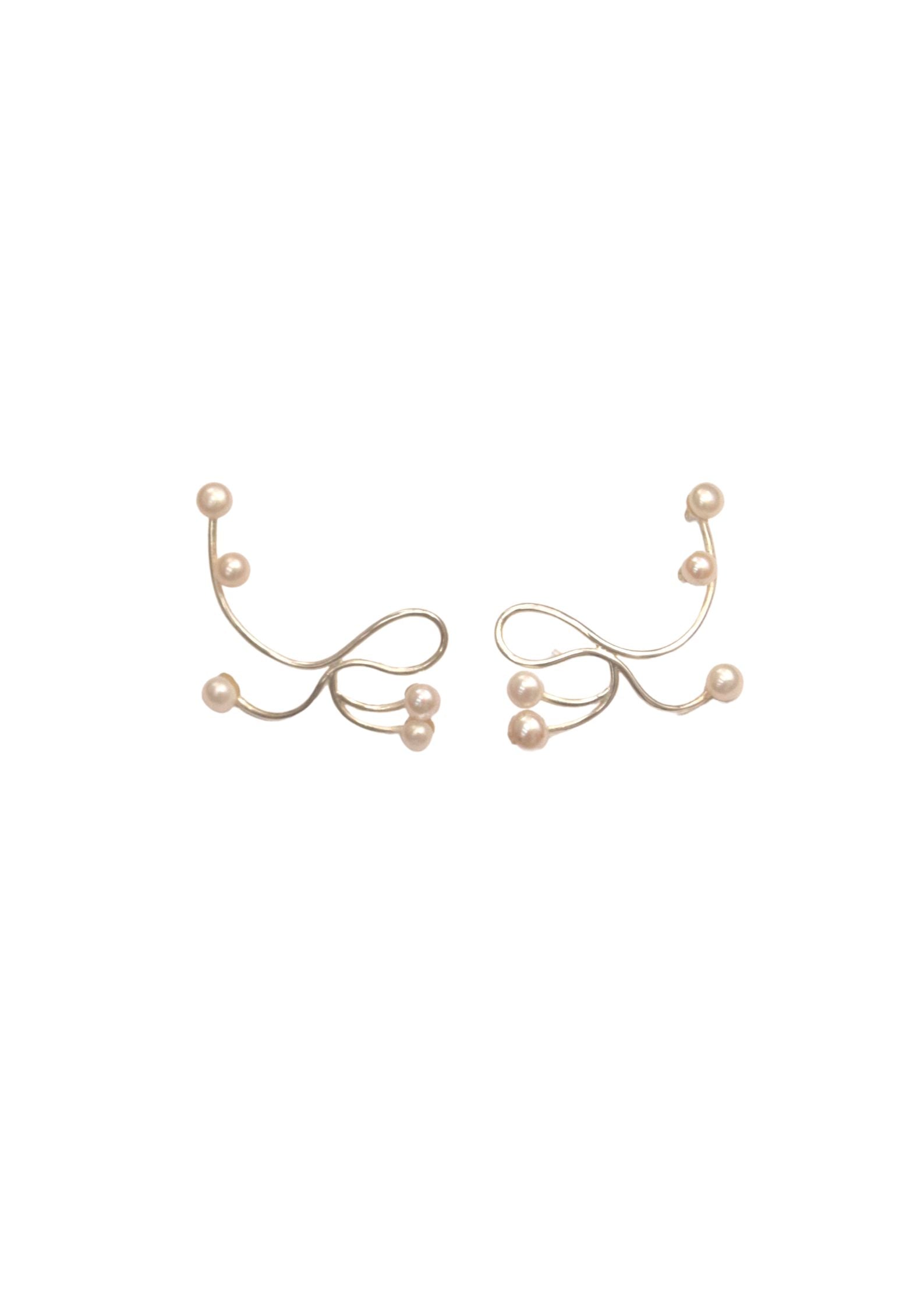 THE CONSTELLATION OF LOVE EARRINGS - SILVER Earrings Albert Coll 