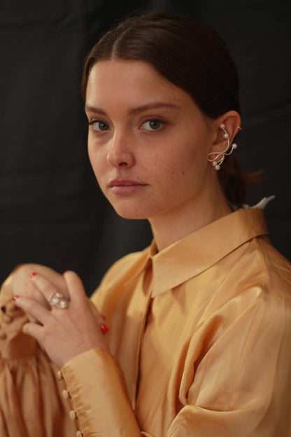 THE CONSTELLATION OF LOVE EARRINGS - VERMEIL Earrings Albert Coll 