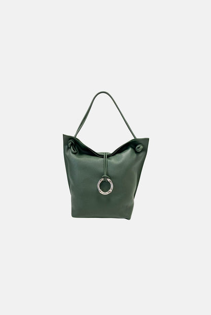 The Elena Bag Verde Forest Shoulder bags The Bag Lab 