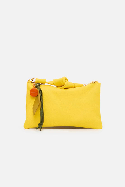 THE GARDEN CLUTCH YELLOW Hand bags The Bag Lab 