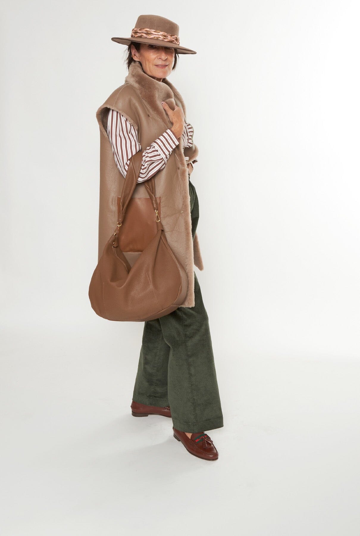 The Maxi Gondola Bag Marrón Shoulder bags The Bag Lab 