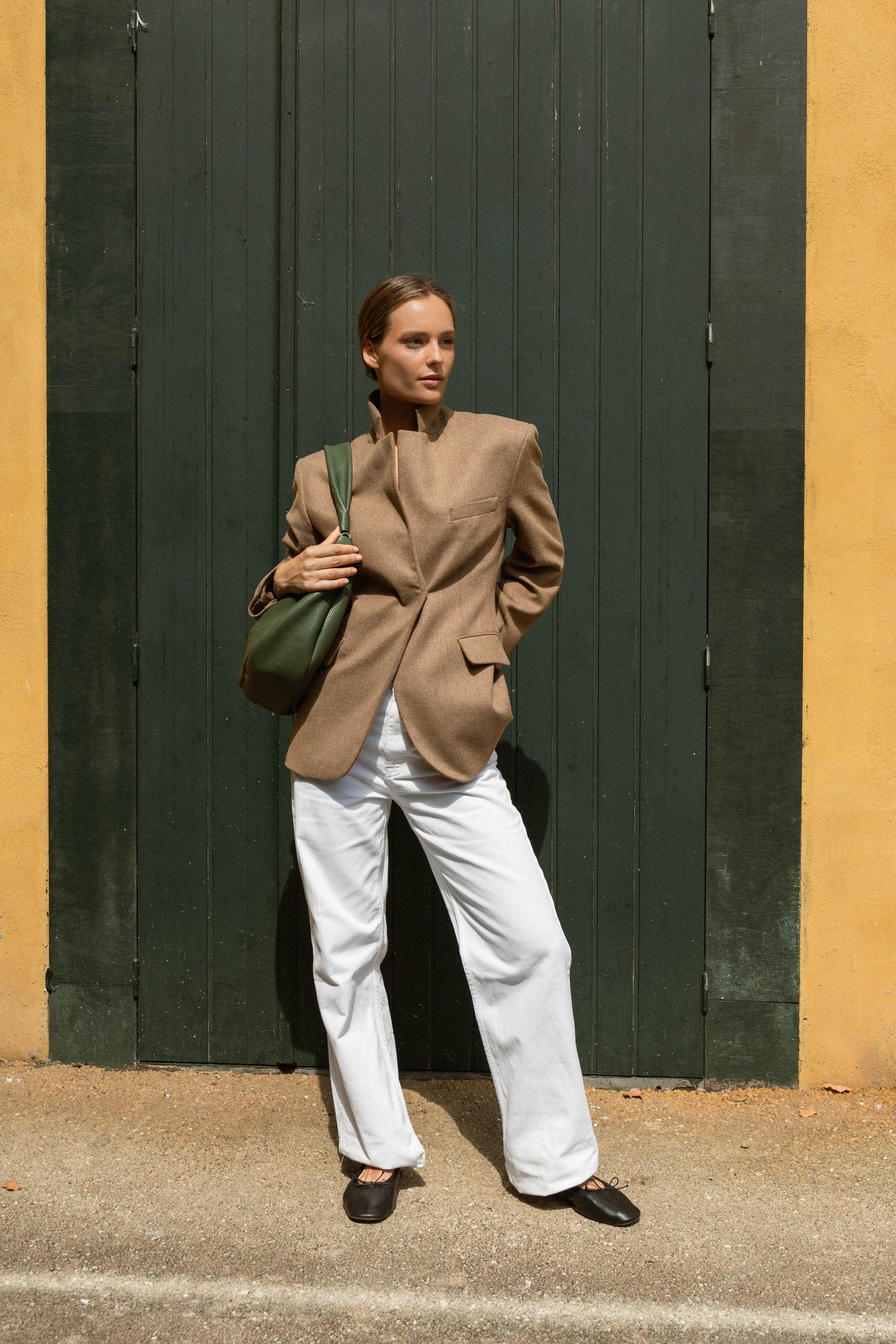 The Maxi Gondola Bag Verde Forest Shoulder bags The Bag Lab 