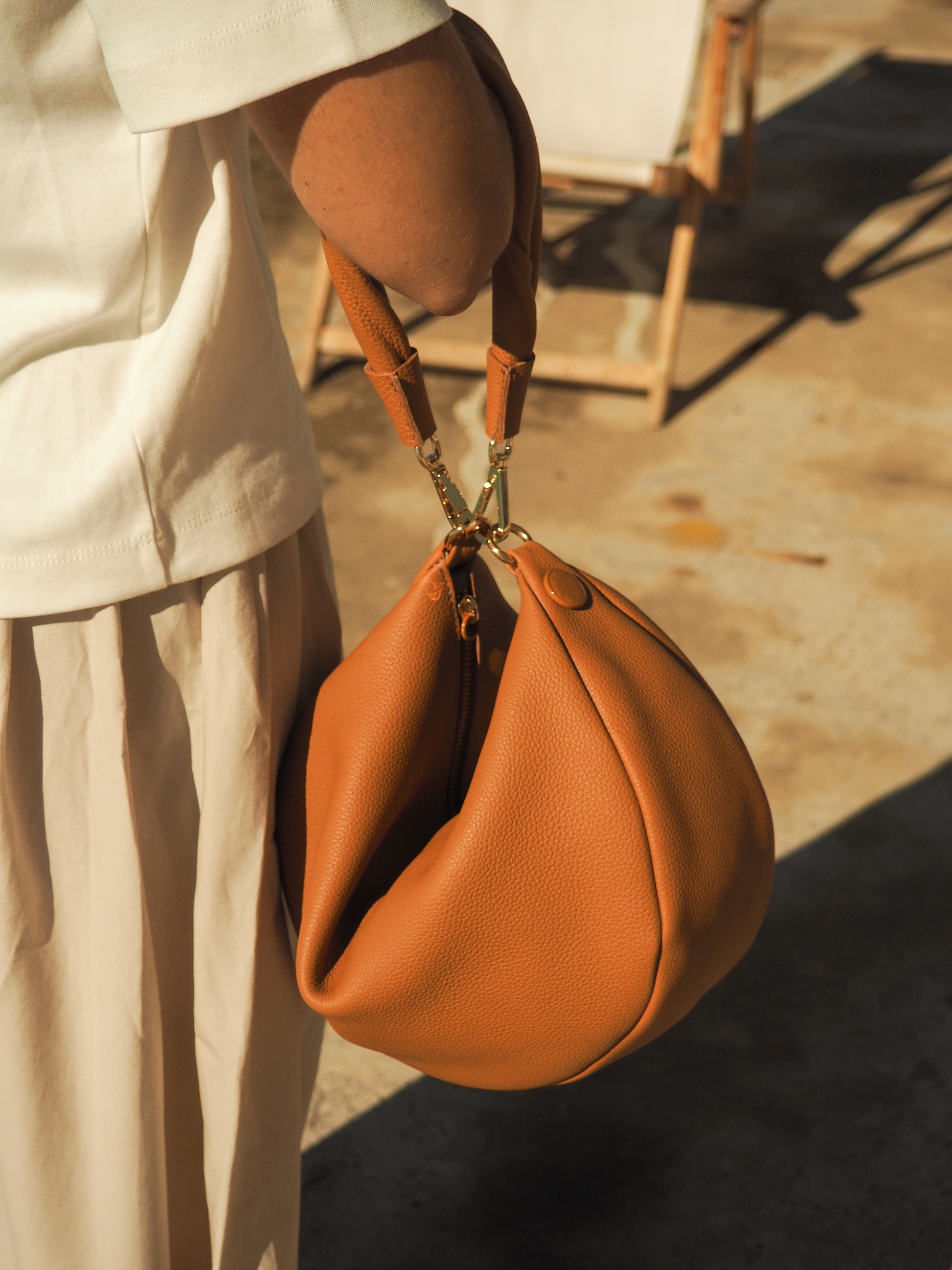 THE MINI GONDOLA BAG CLUB CAMEL Mini bags The Bag Lab 