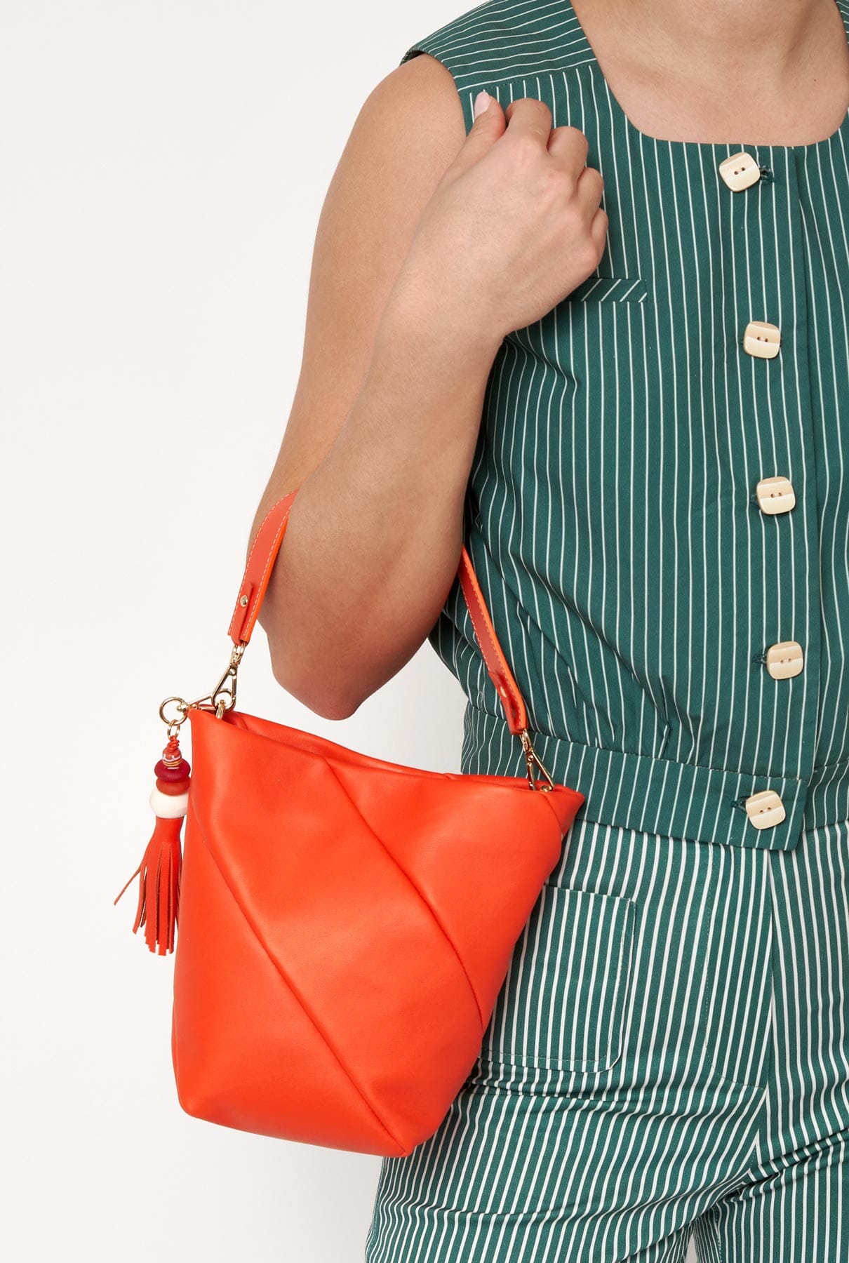 The Mini Lola Bag Naranja Hand bags The Bag Lab 