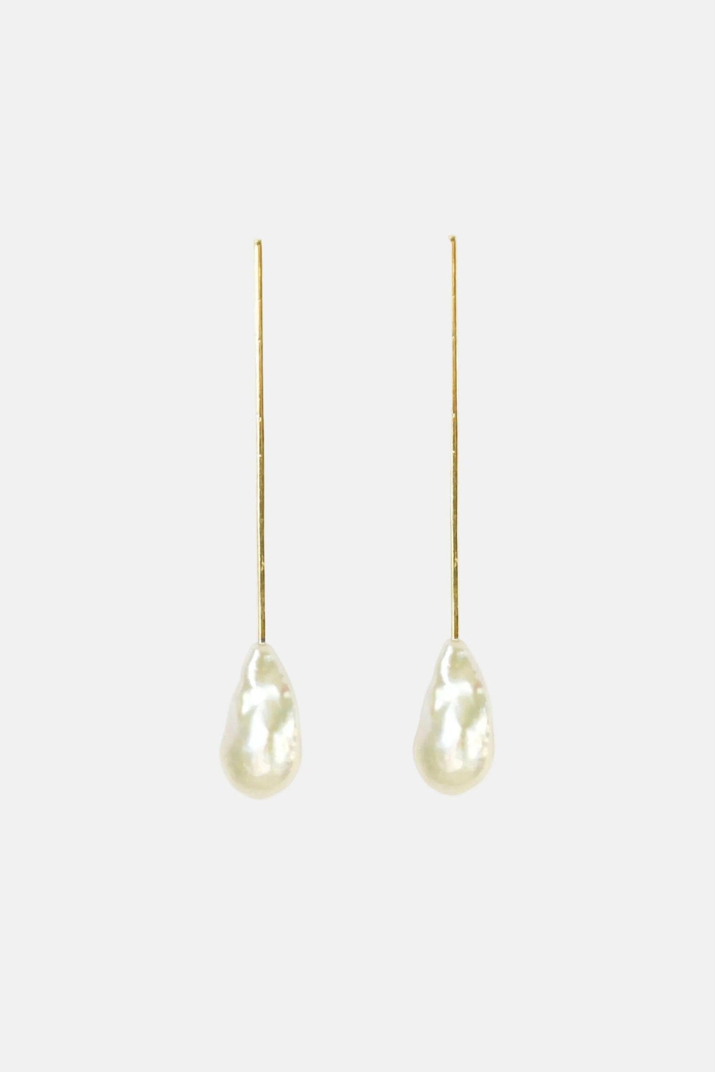 THE MOON PEARL EARRINGS - VERMEIL Earrings Albert Coll 