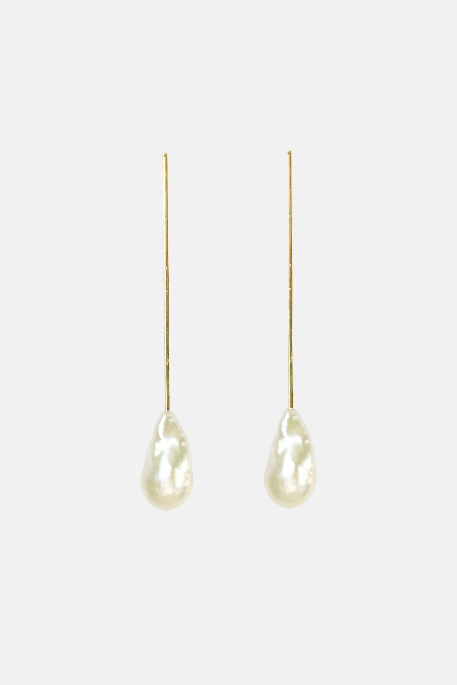 THE MOON PEARL EARRINGS - VERMEIL Earrings Albert Coll 