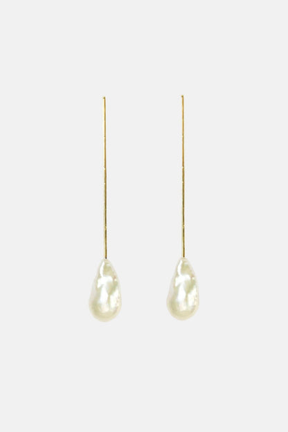 THE MOON PEARL EARRINGS - VERMEIL Earrings Albert Coll 