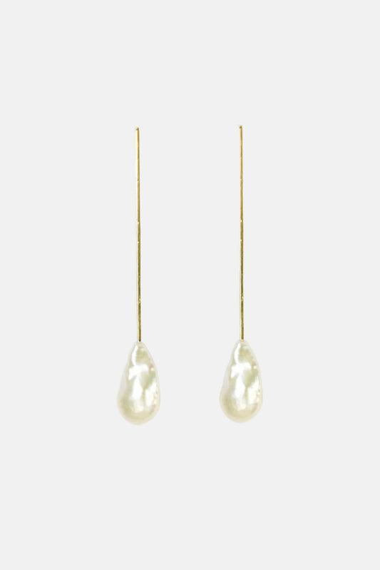 THE MOON PEARL EARRINGS - VERMEIL Earrings Albert Coll 