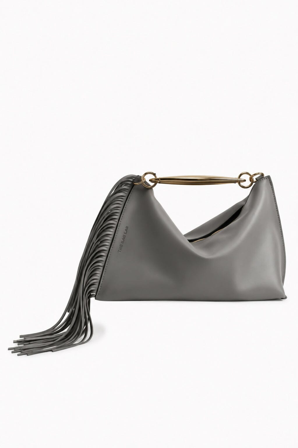 THE OLA CLUTCH MEDIANO Hand bags The Bag Lab Grey 