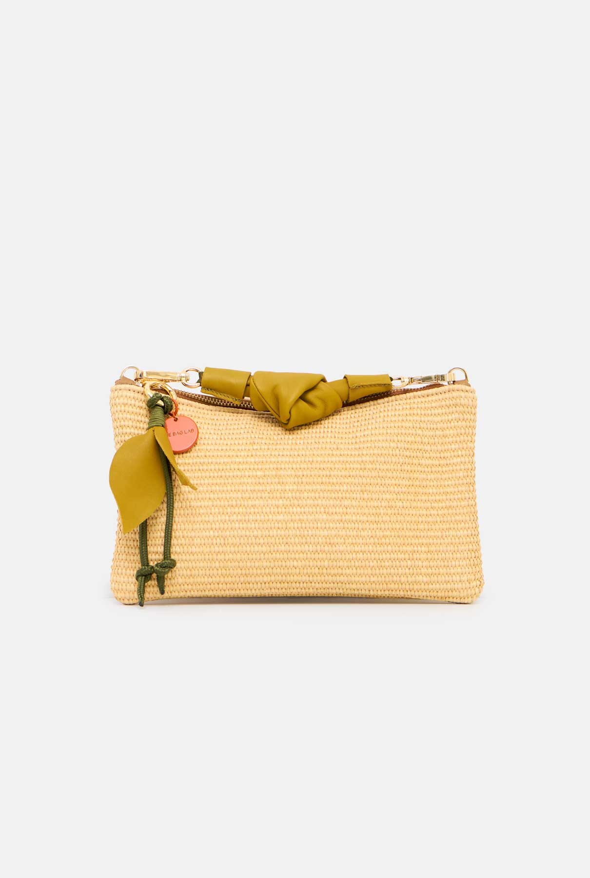 THE RAFIA CLUTCH + OLIVA Hand bags The Bag Lab 