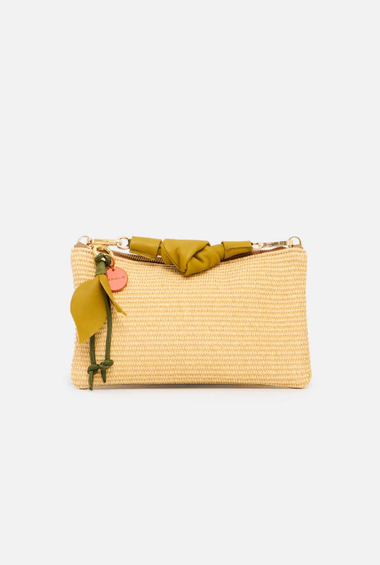 THE RAFIA CLUTCH + OLIVA Hand bags The Bag Lab 