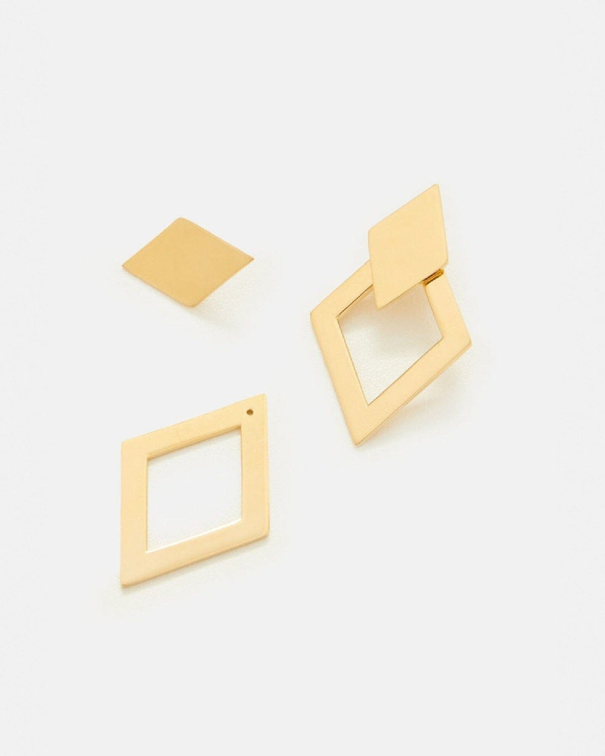 The rhombus earrings Earrings Crusset 