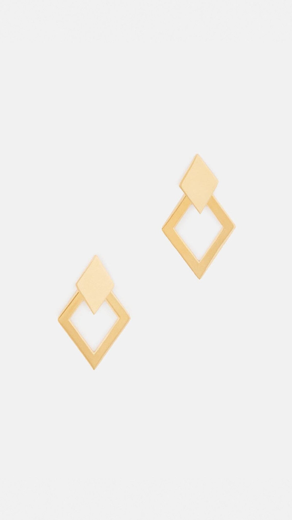 The rhombus earrings Earrings Crusset 