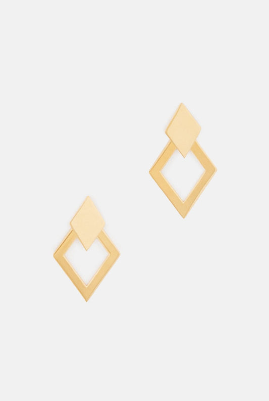 The rhombus earrings Earrings Crusset 