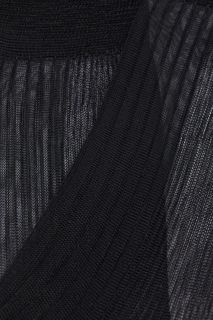 The Shiny Socks Black The Socks AUGUSTA 