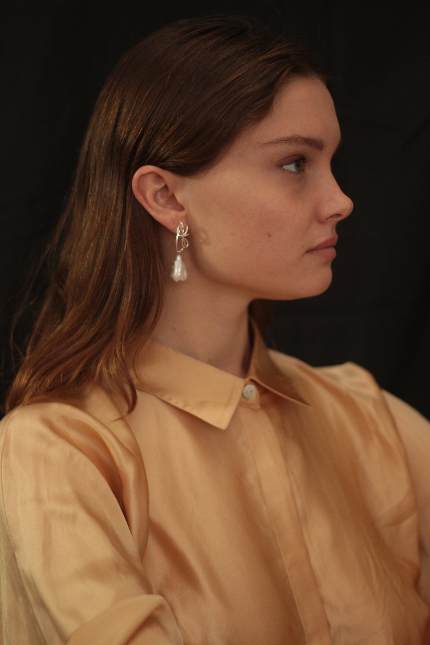 THE SILHOUETTE OF YOUR BODY EARRINGS - SILVER Earrings Albert Coll 